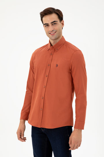 Men's Tile Long Sleeve Basic Shirt