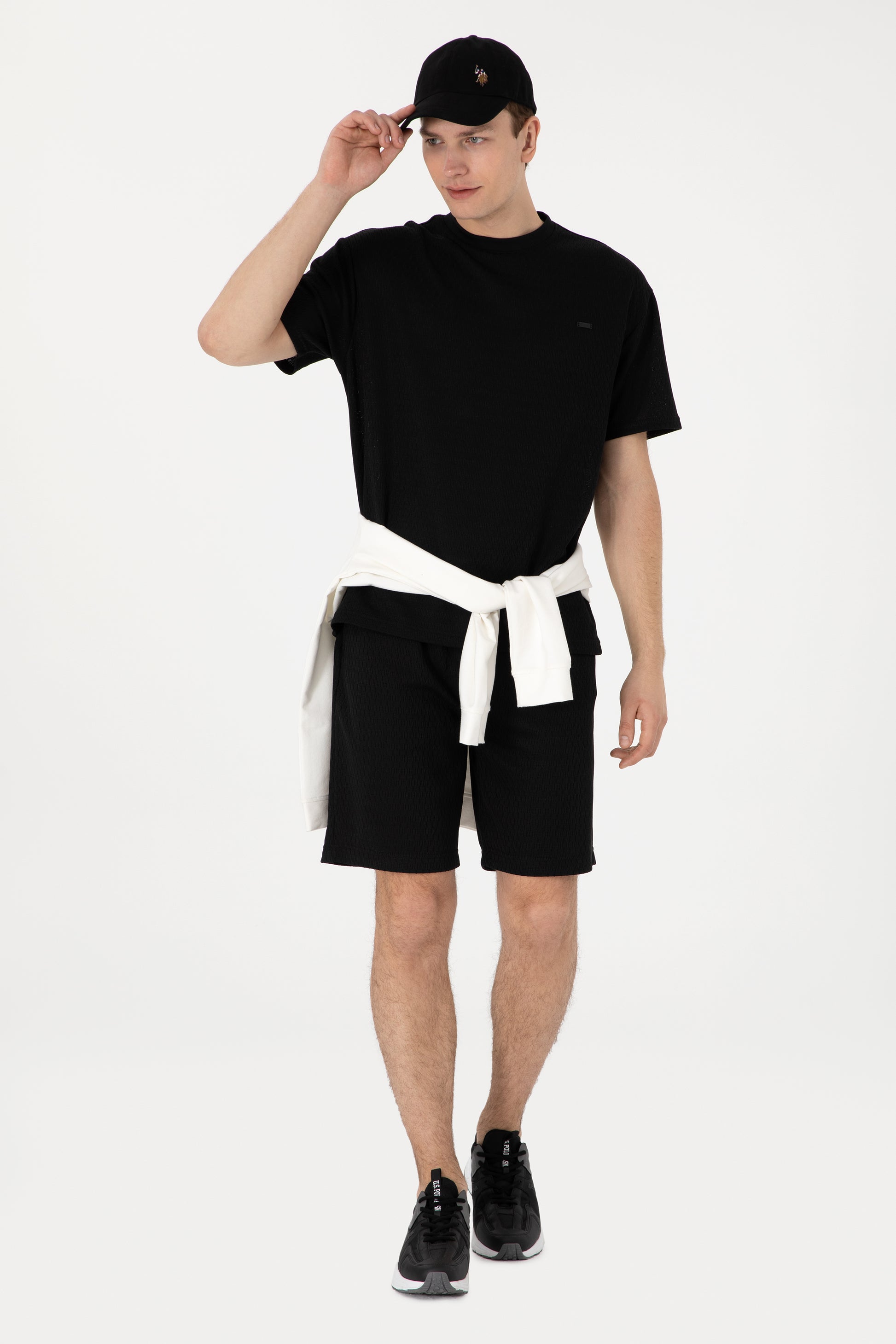 Men's Comfort Fit Crew Neck Black T-Shirt