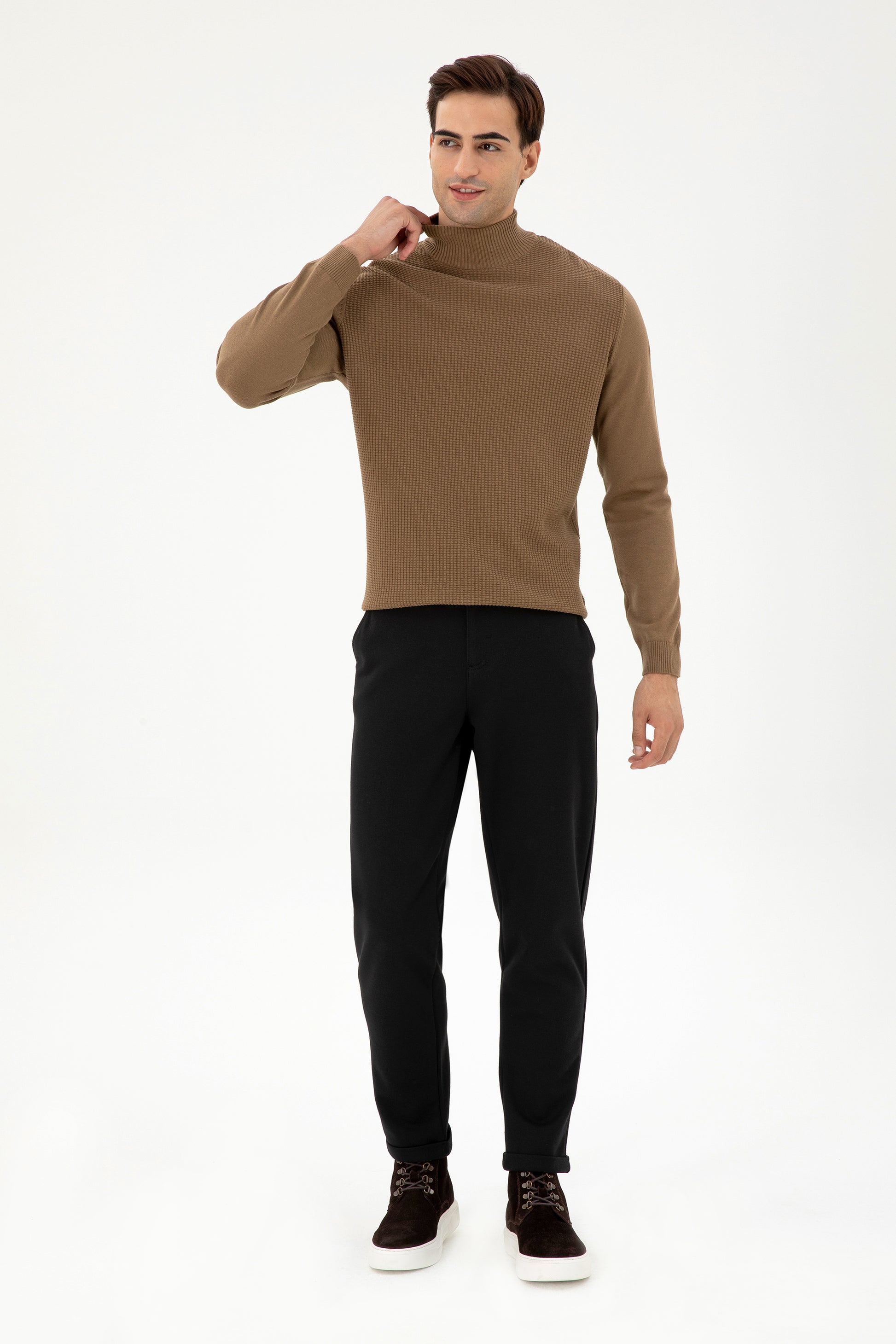 Men's Black Canvas Pants