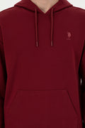 Men's Burgundy Basic Sweatshirt