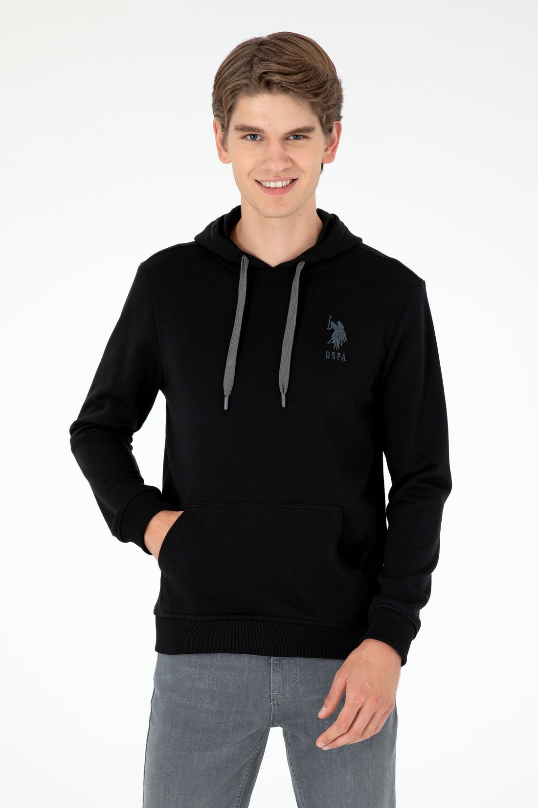 Men's Black Basic Sweatshirt