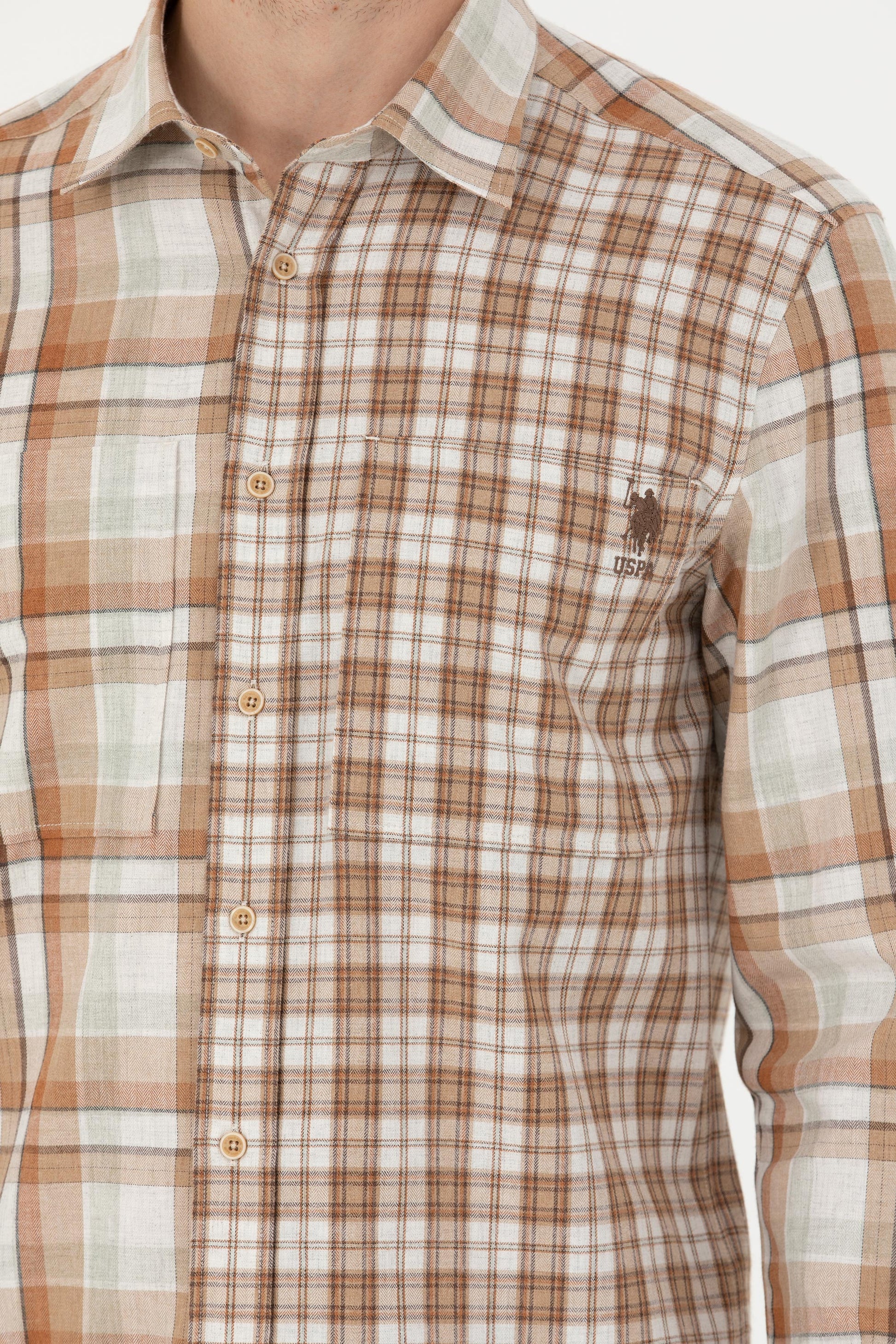 Men's Sand Long Sleeve Shirt