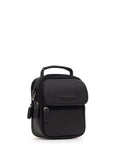 Men's Black Strap Handbag