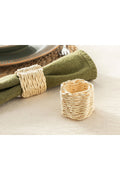 Knitwear Rafya 2 Piece Napkin Ring 5 Cm Cream