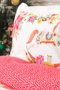 New Year New Year Young Snow Globe 100% Cotton Single Size Flannel Duvet Cover Set