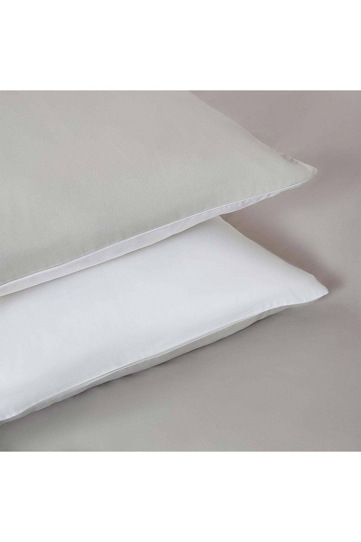 Bettie Duvet Cover Set Double 200x220 Cm White/Cold Grey
