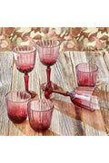 Colore Cutting Glass-goblet Set of 12 Dried Roses