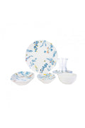 Bonita Blue 26 Pieces 6 Seater Porcelain Breakfast Serving Set