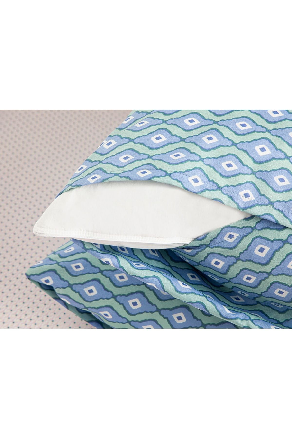 Quarto Easy Iron 2 Piece Pillowcase 50x70 Cm Blue