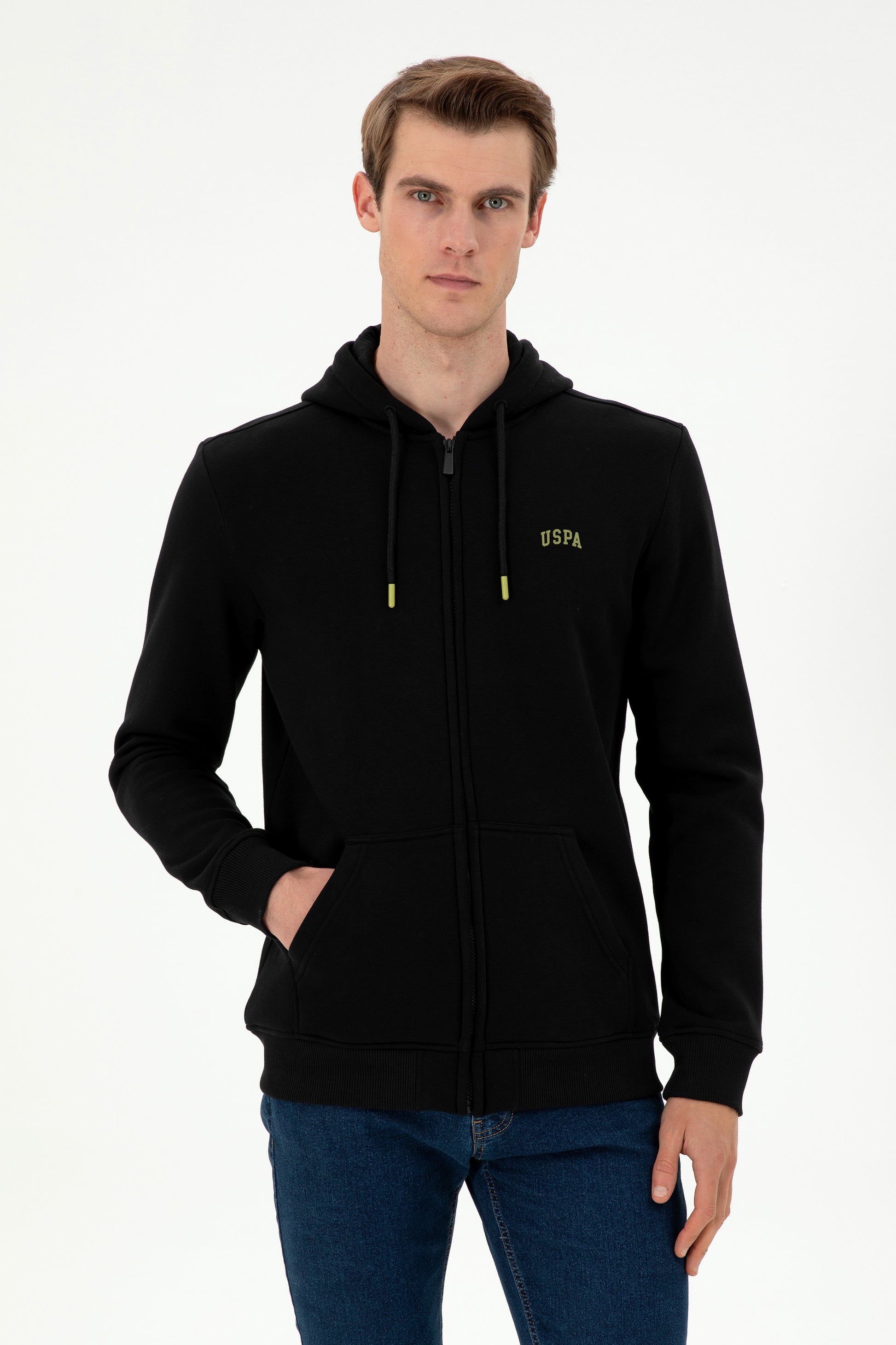 Men's Black Knitted Cardigan