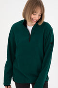 Men's Dark Green Basic Sweatshirt