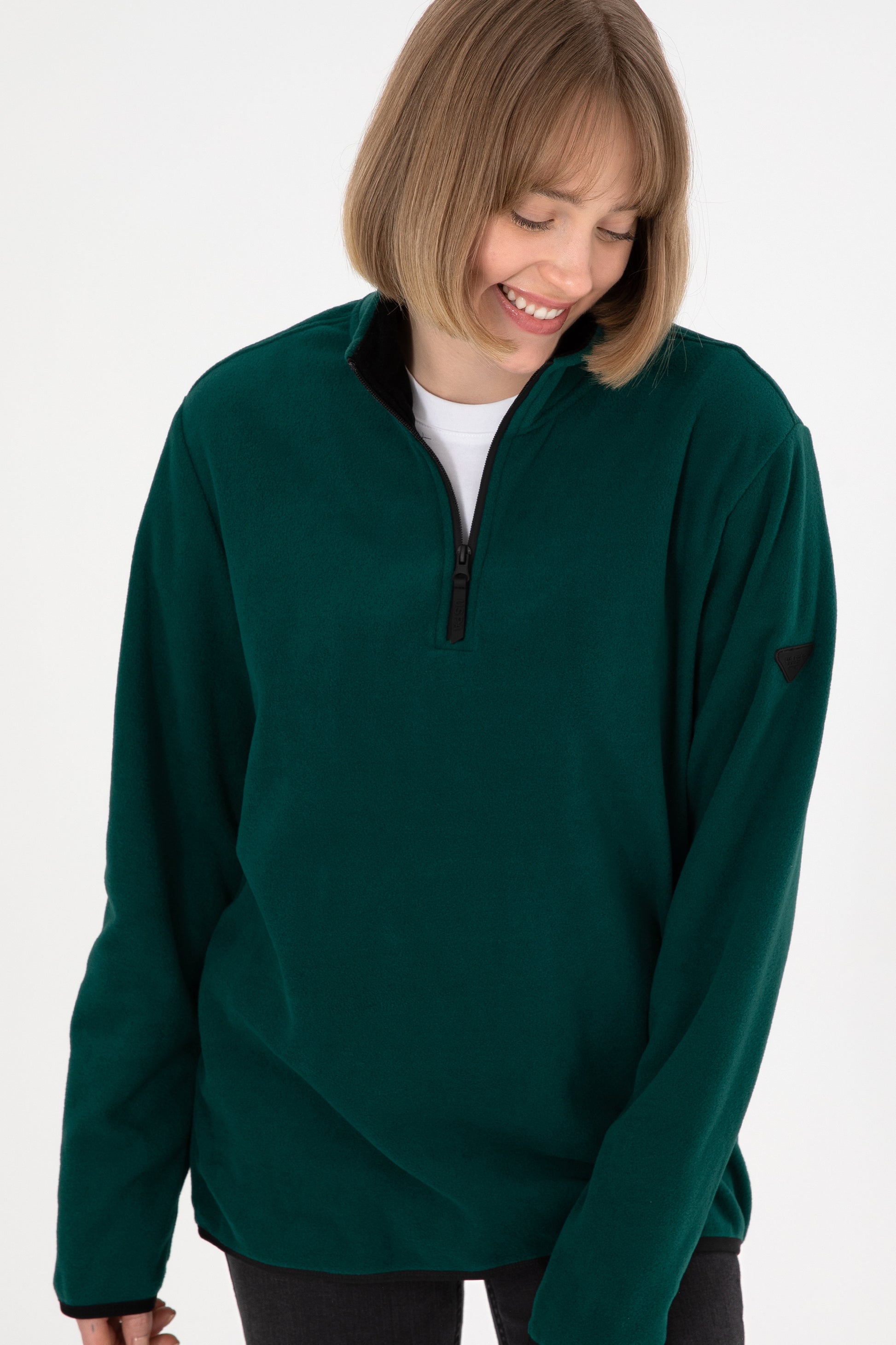 Men's Dark Green Basic Sweatshirt