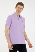 Men's Lilac Basic T-Shirt