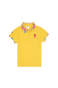 Girls' Yellow Basic T-Shirt