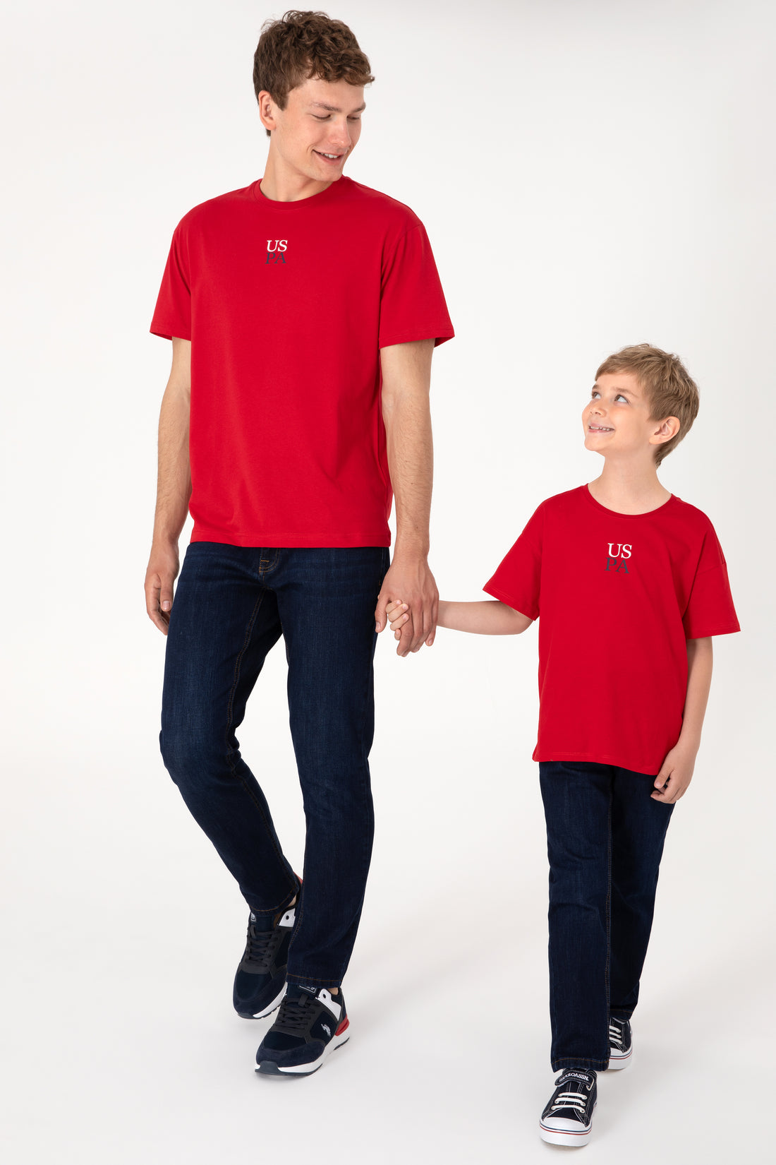 Men's Comfort Fit Crew Neck Red T-Shirt