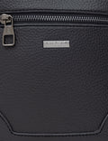 Men's Black Strap Handbag