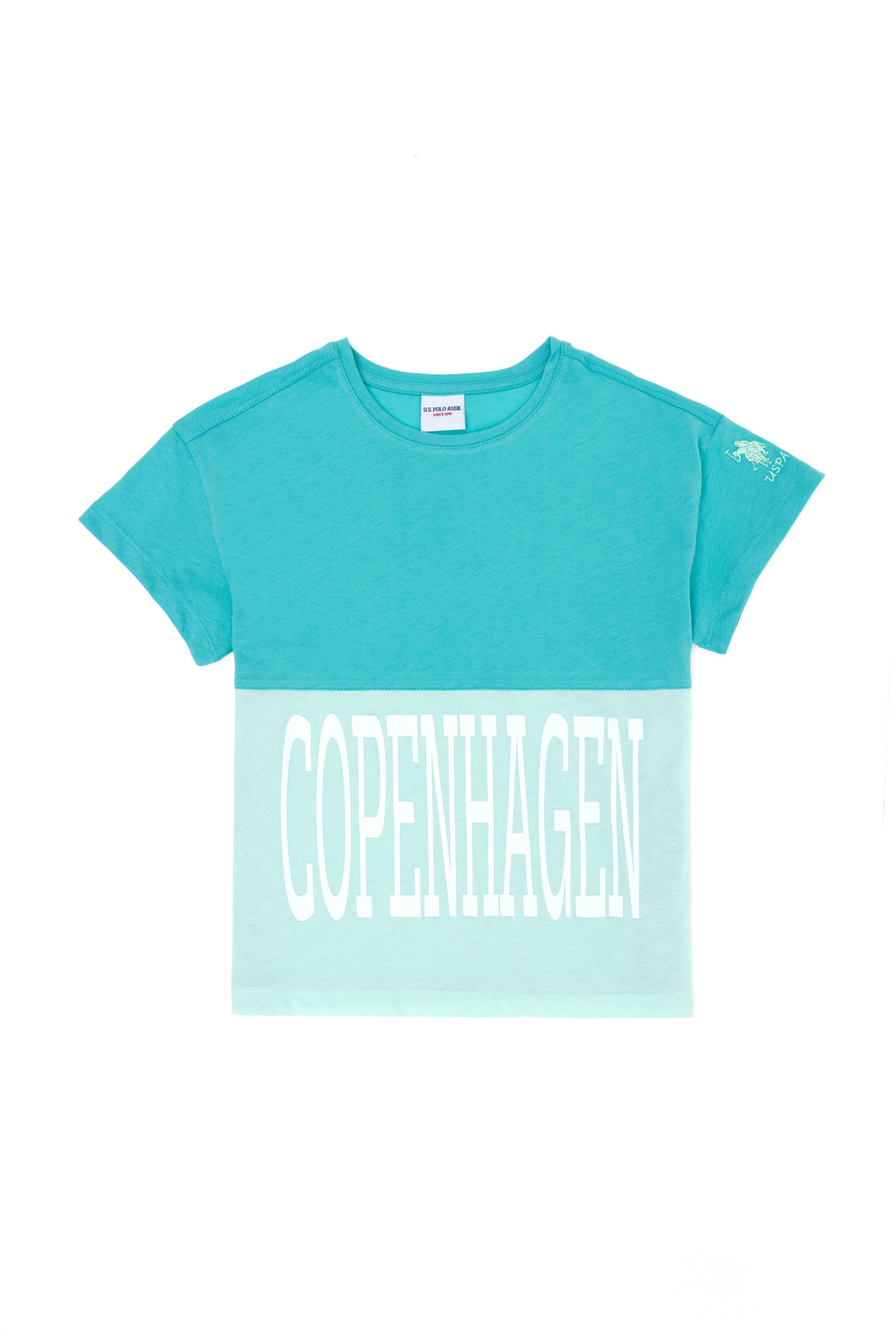 Girls' Mint Crew Neck T-Shirt