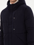Navy Regular Fit Coat
