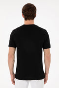 U.S. Polo Assn. - Men's Regular Fit Crew Neck Black Basic T-Shirt