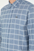 Men's Light Blue Long Sleeve Shirt