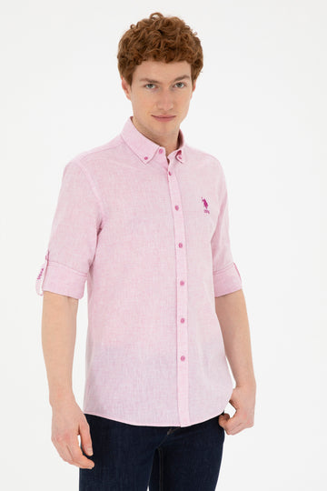 Men's Violet Long Sleeve Shirt