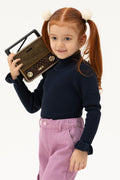 Girl's Navy Sweater