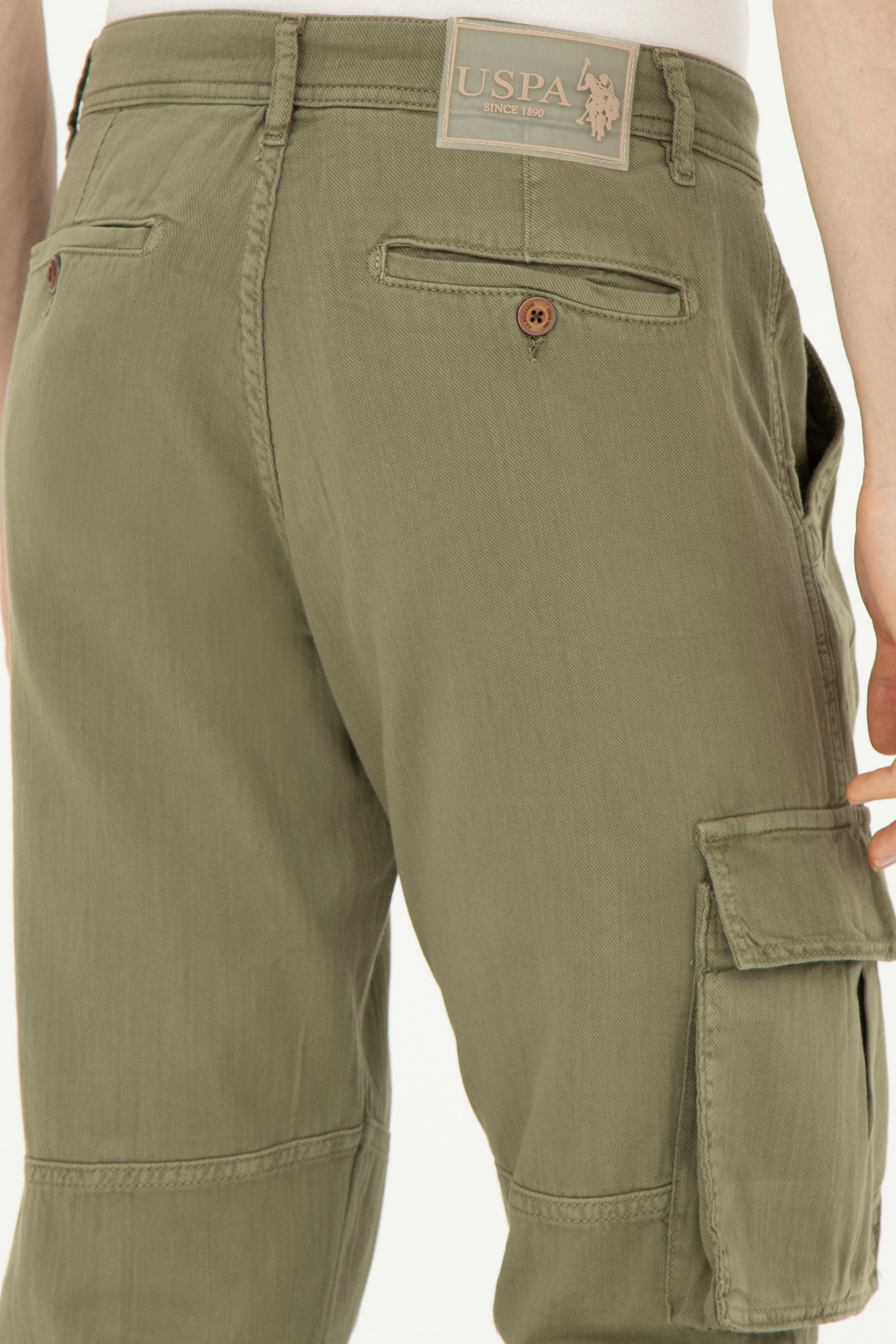 Men's Dark Khaki Canvas Pants