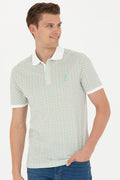 Men's Mint Polo Neck T-Shirt