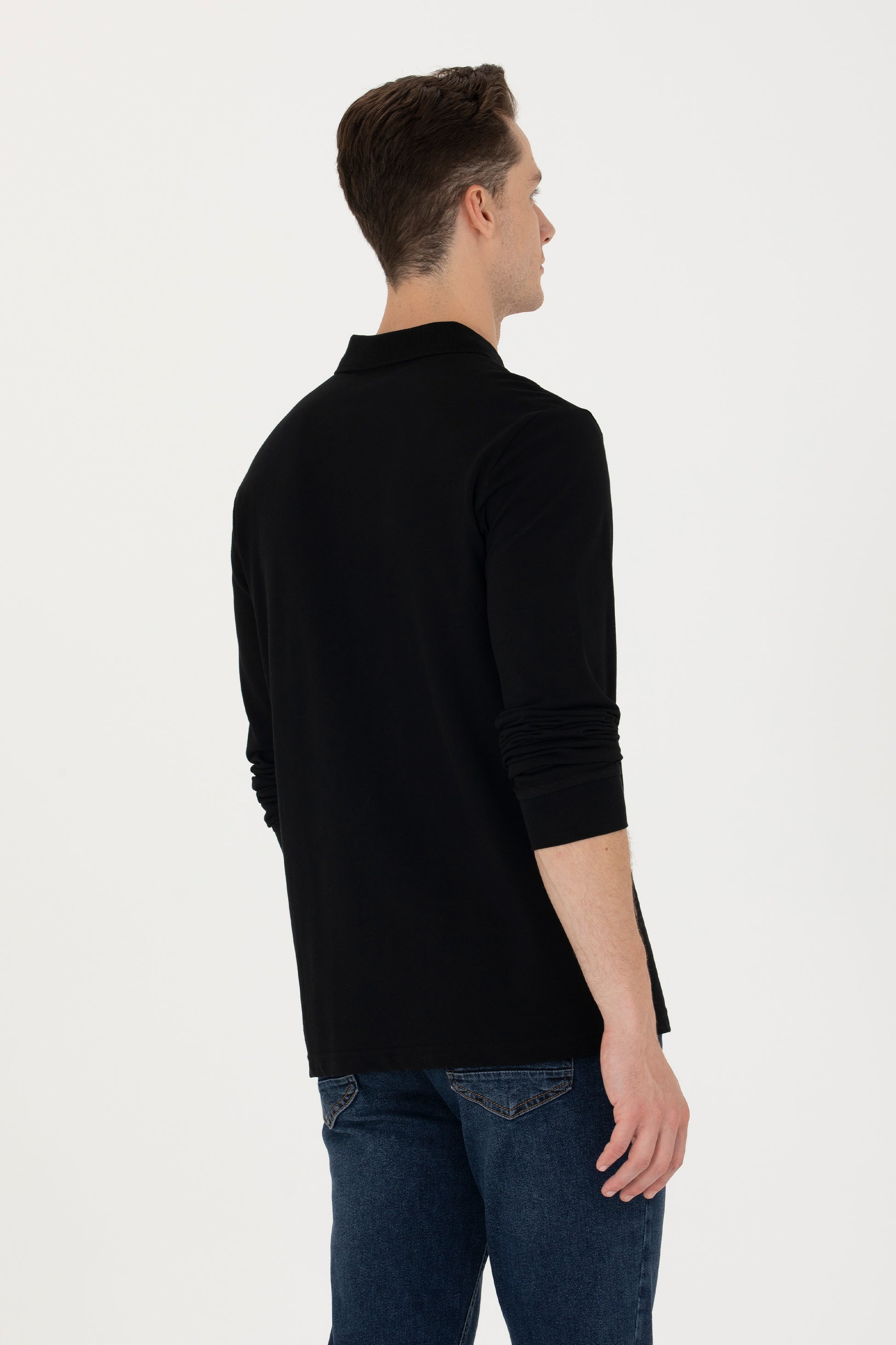 Men's Black Basic Sweatshirt