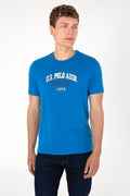 Men's Regular Fit Crew Neck Cobalt Blue T-Shirt
