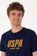 Men's Regular Fit Crew Neck Navy T-Shirt