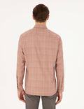 Orange Regular Fit Long Sleeve Shirt