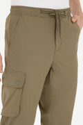 Men's Dark Khaki Canvas Pants