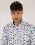 Pink Slim Fit Long Sleeve Shirt