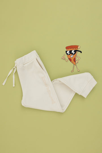 Girls' Cream Sweatpants