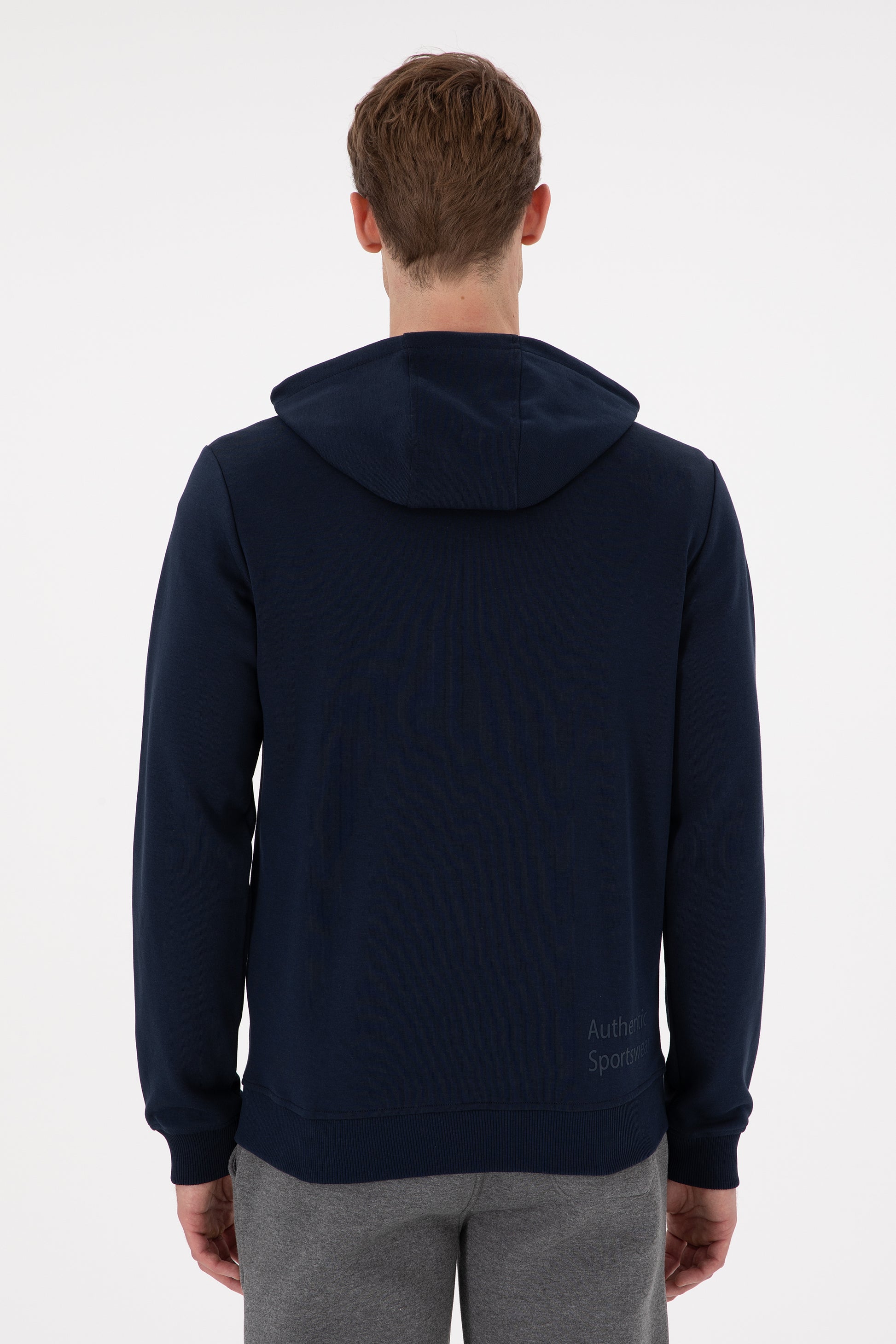 Men's Navy Blue Knitted Cardigan