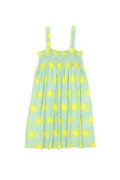 Girls' Mint Sleeveless Knitted Dress