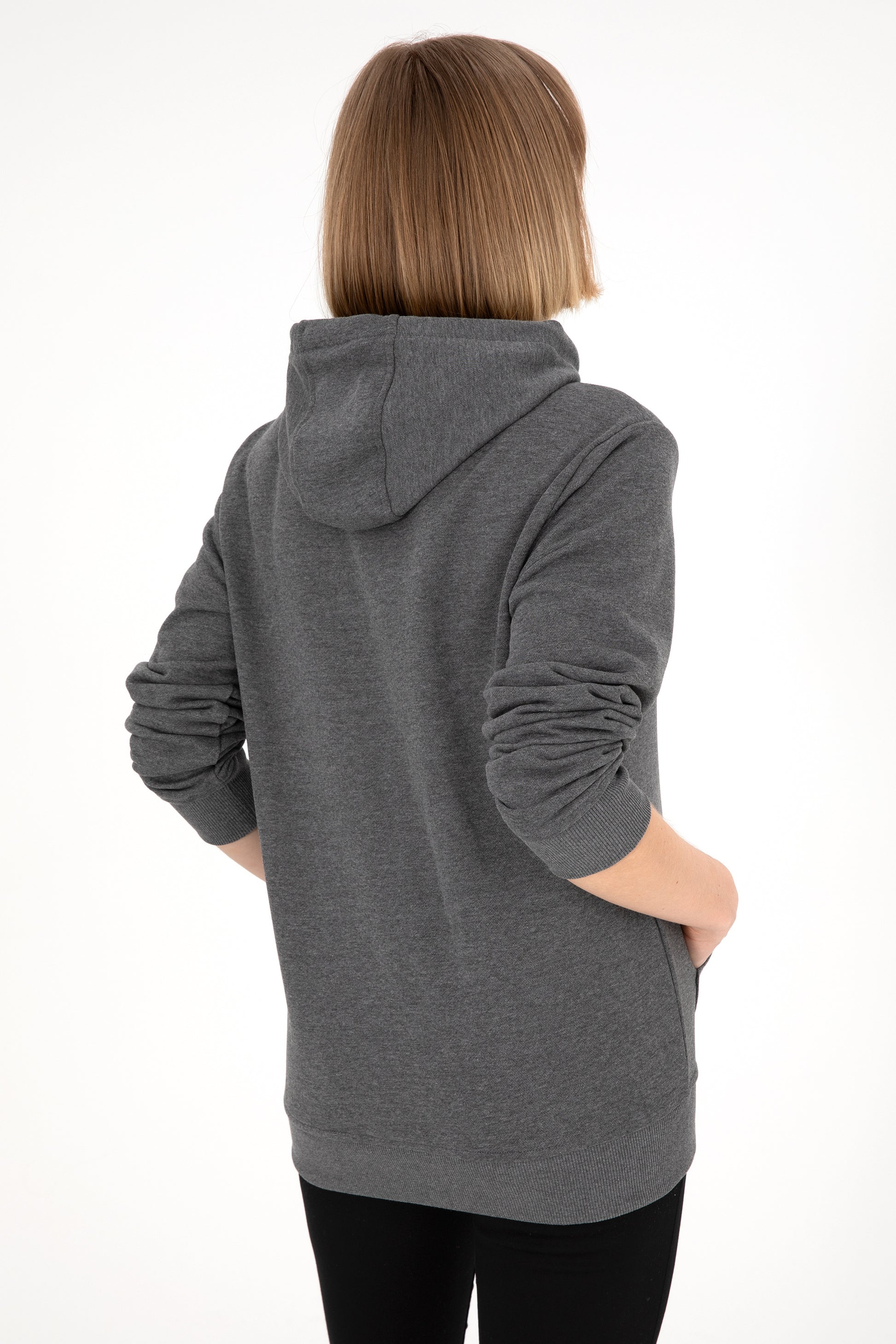 Men's Anthracite Melange Basic Sweatshirt