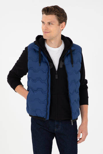 Men's Indigo Vest