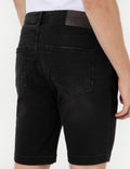 Anthracite Slim Fit Jeans Shorts