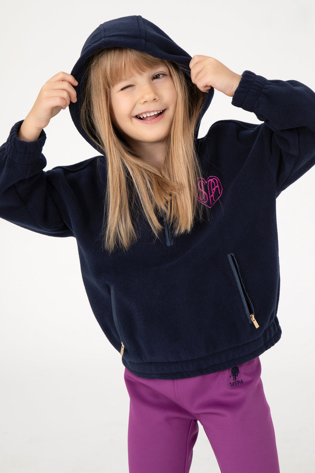 Girl's Navy Sweatshirt
