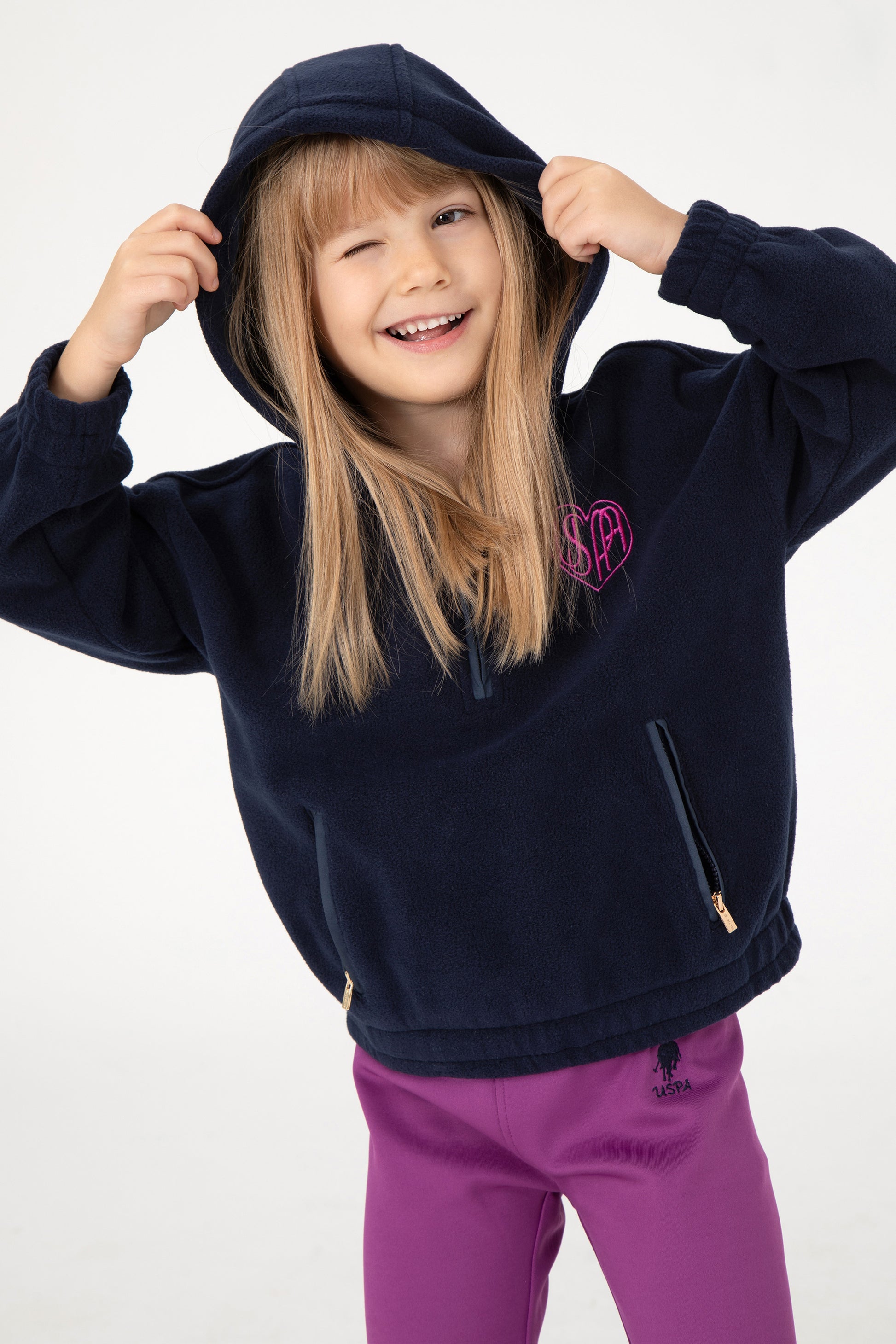Girl's Navy Sweatshirt