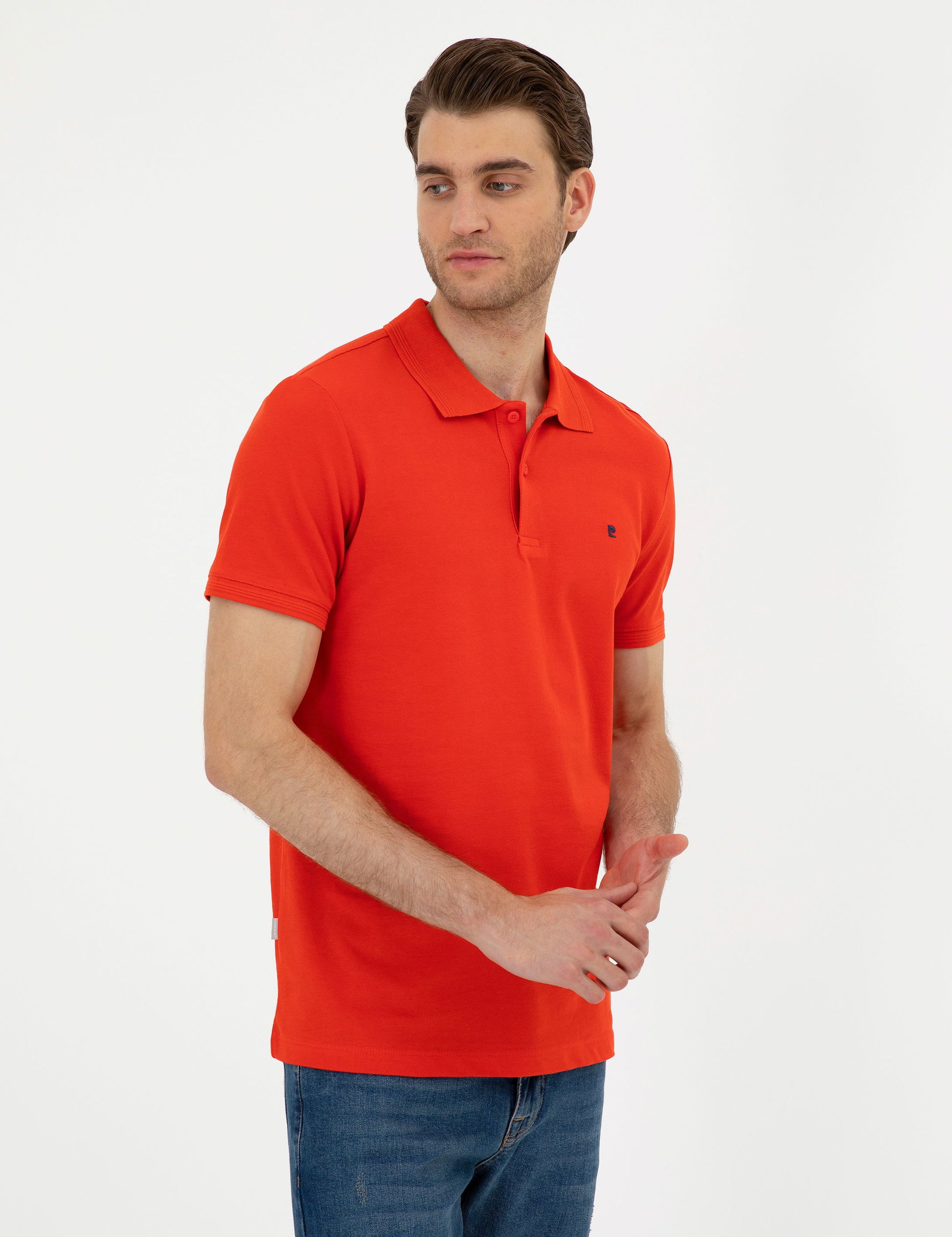 Red Slim Fit Basic T-Shirt