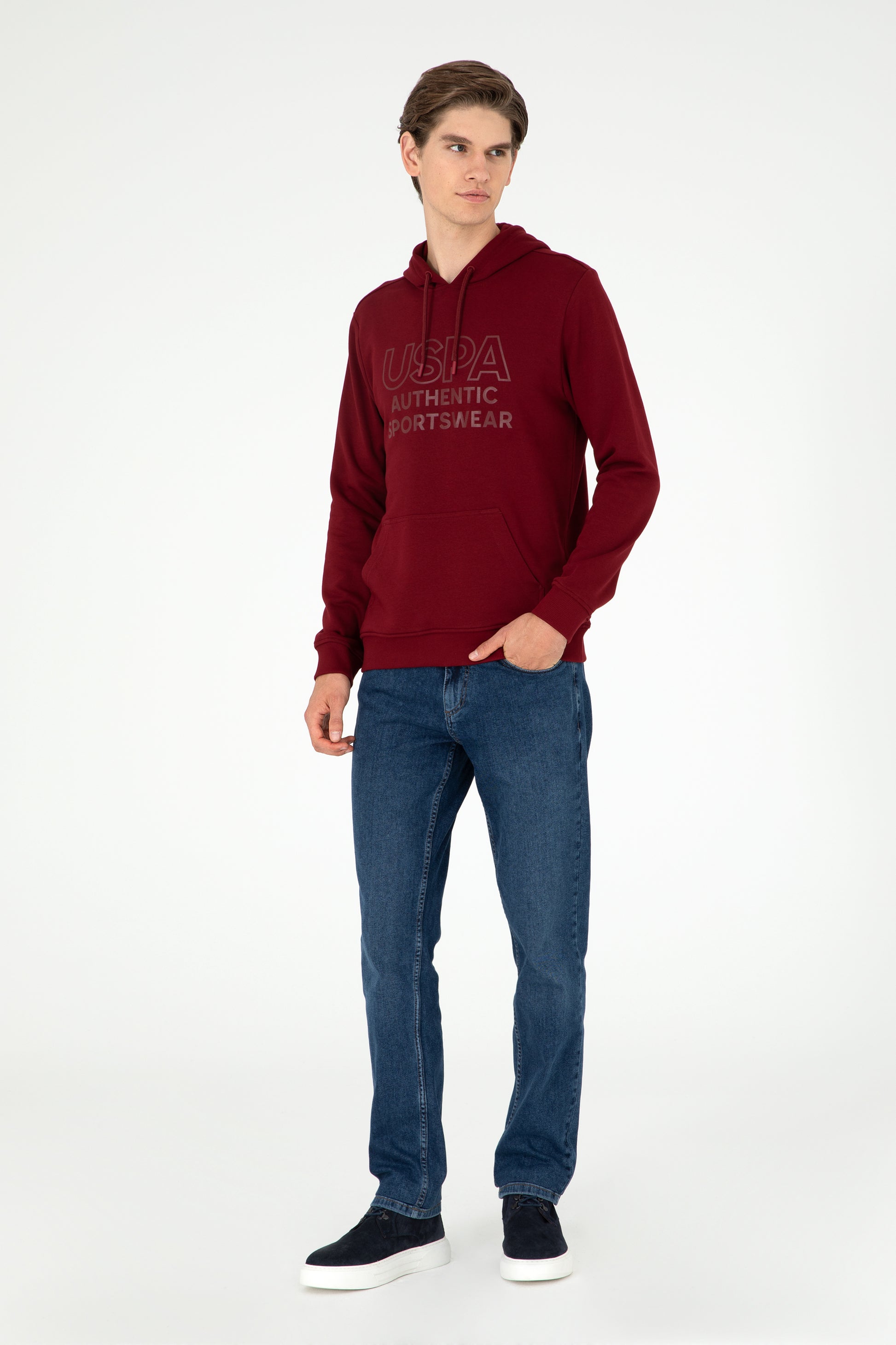 Men's Burgundy Sweatshirt