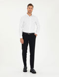 White Oxford Slim Fit Long Sleeve Shirt