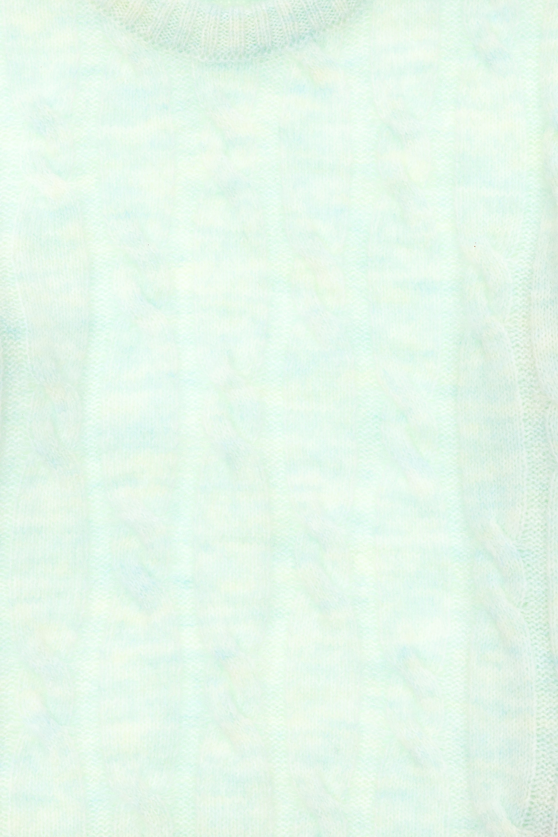 Girls' Water Green Crew Neck Sweater