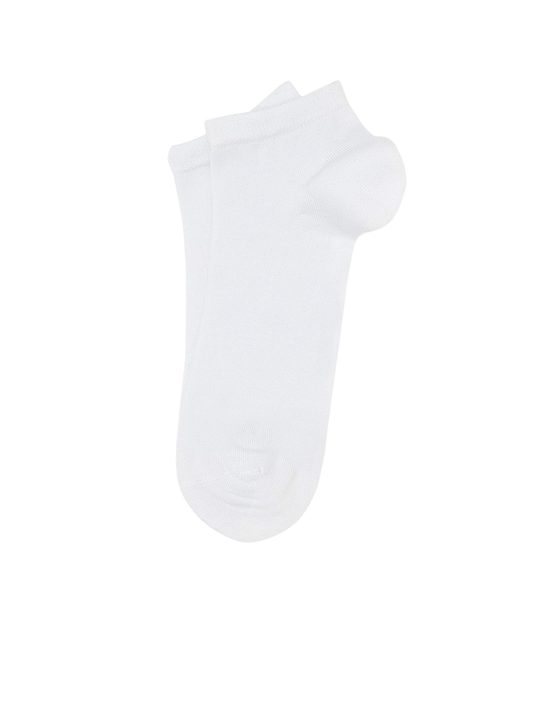 White Basic Bootie Socks