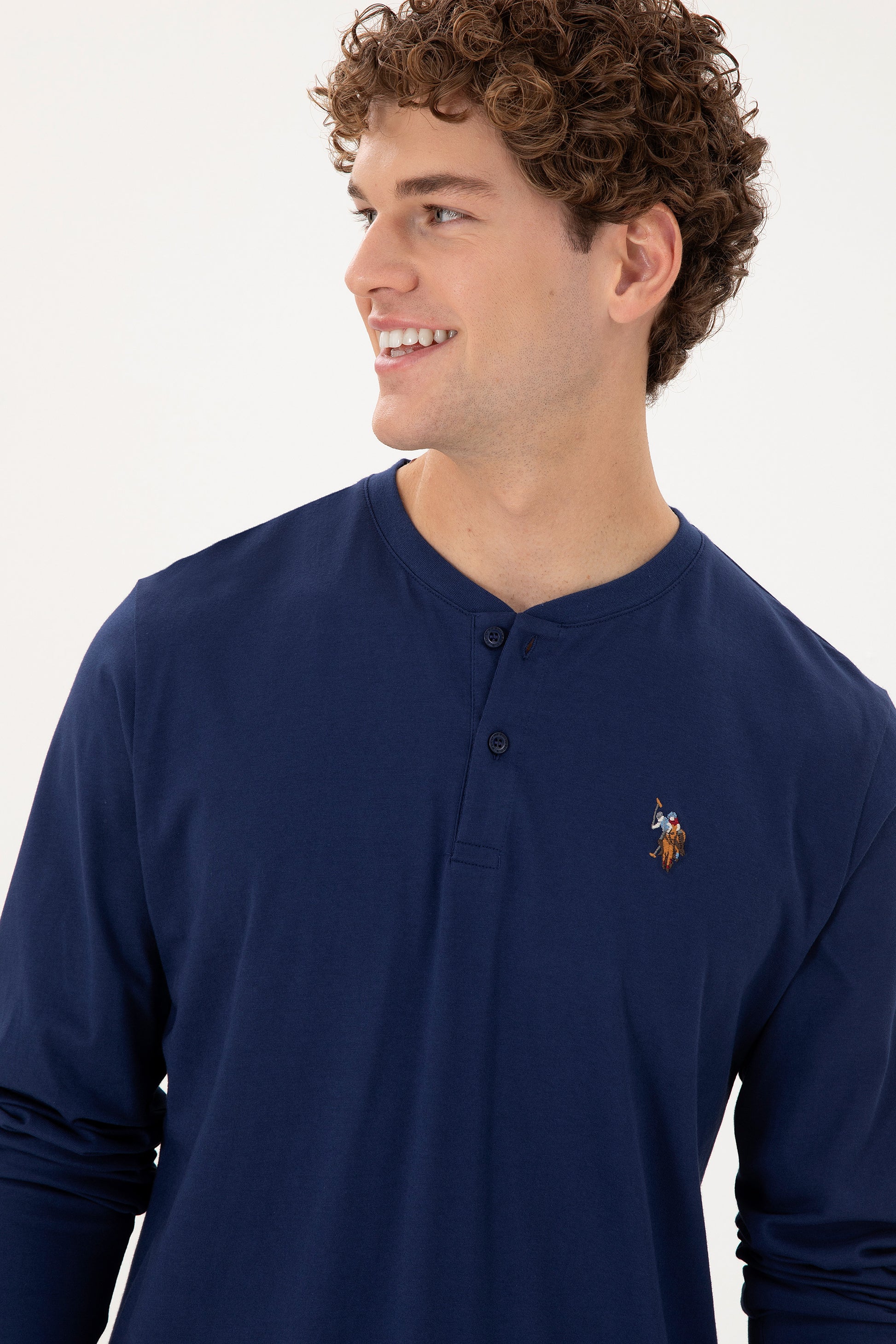 Men's Navy Blue Pajama Set