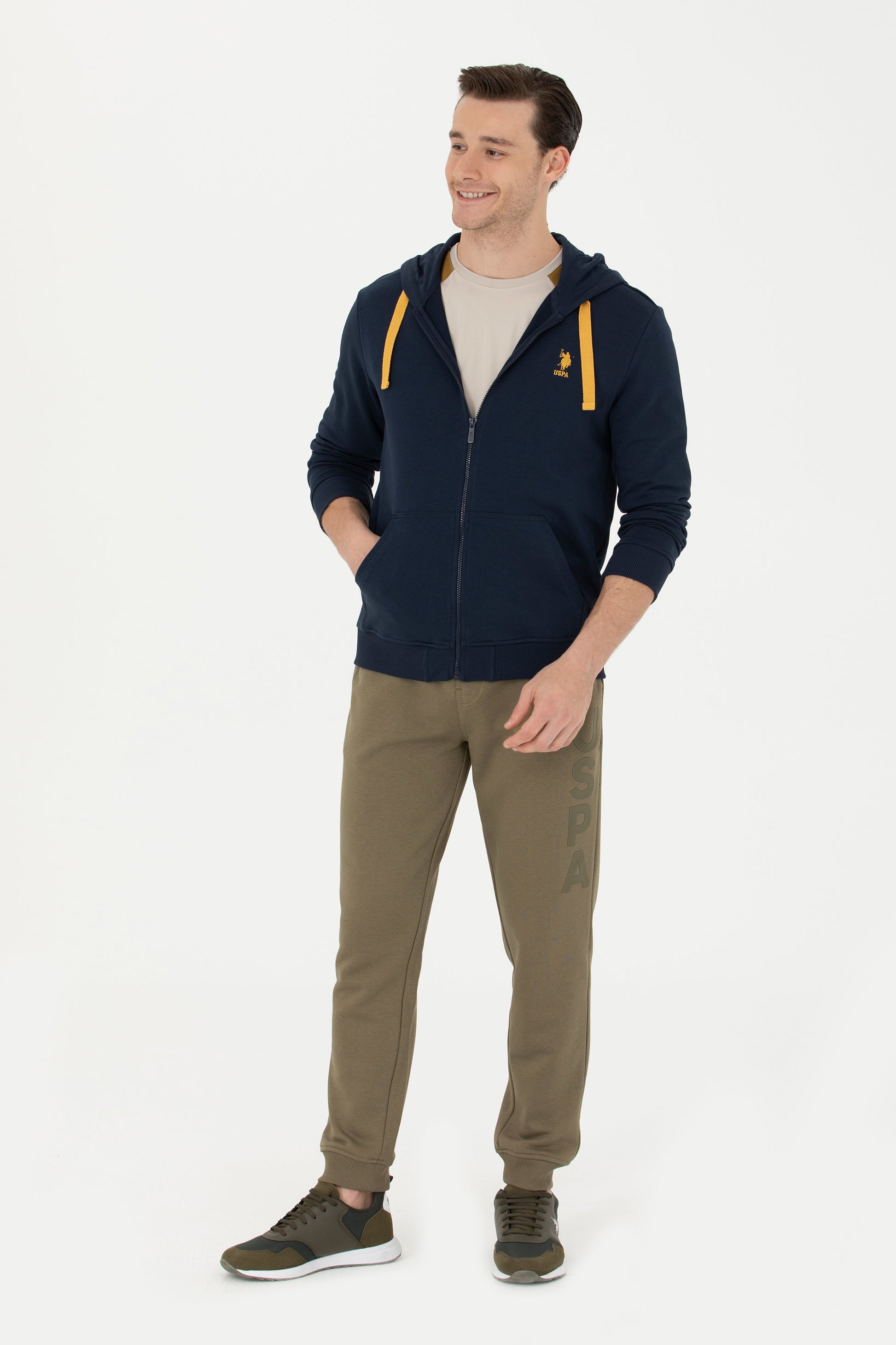 Men's Navy Blue Knitted Cardigan