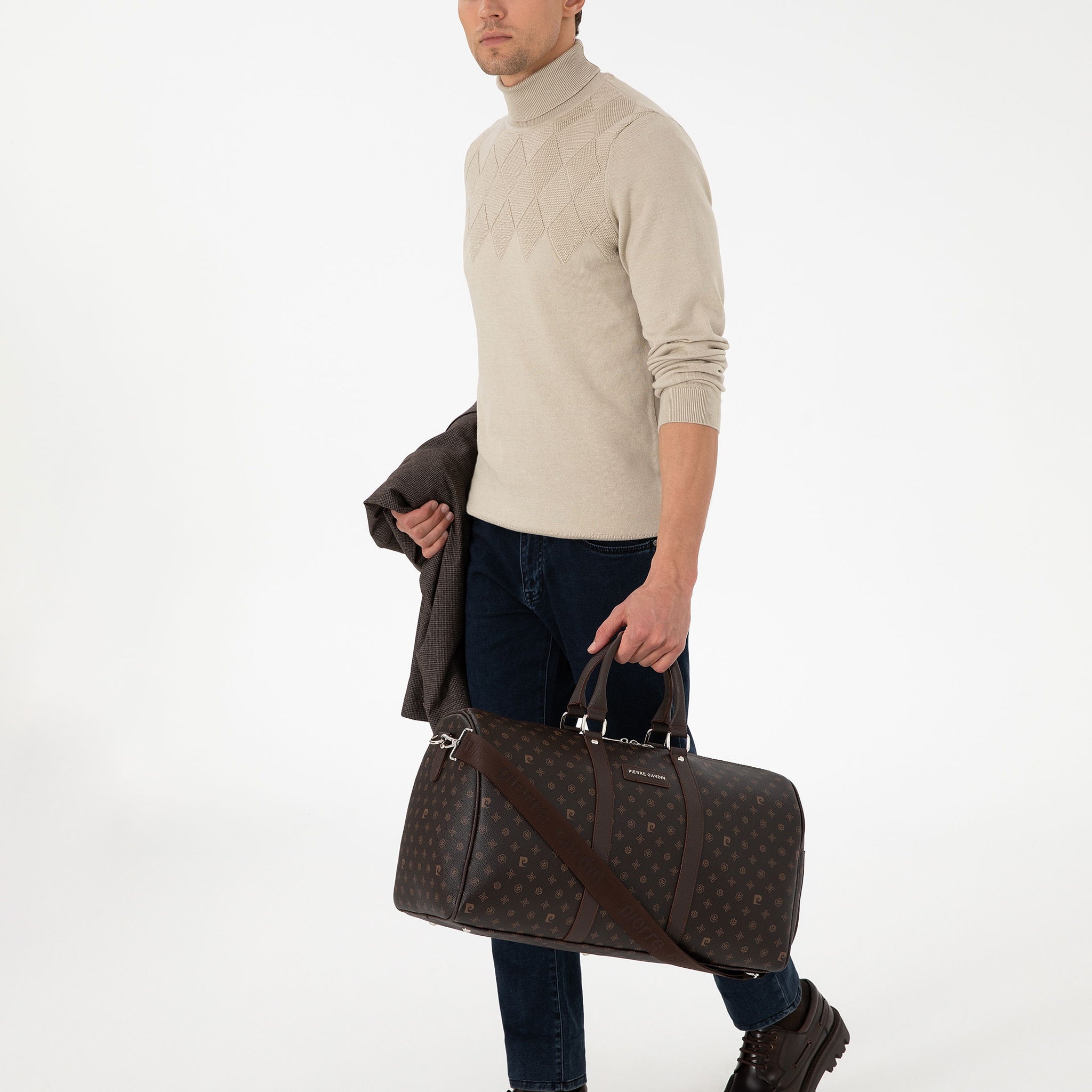 Men's Brown Sports Bag